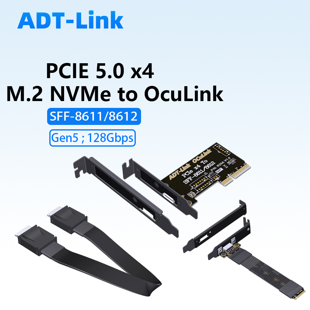 Pcie 5.0 Gpu Riser Cable - Адаптер-райзер PCIE 5.0 X4 Gen5 M.2
