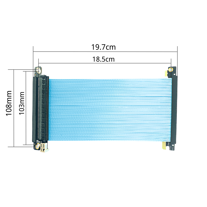Двойной Обратный кабель Pcie 4 – обзор и цена Itx Gpu Riser Pcie 4.0 16X