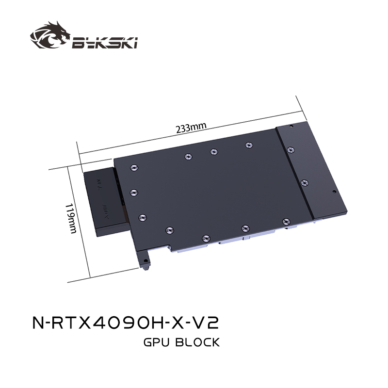 Блок охлаждения Bykski для вид – обзор и цена Rtx 4090 Water Block