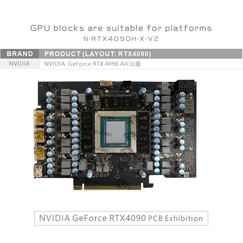 Блок охлаждения Bykski для вид – обзор и цена Rtx 4090 Water Block